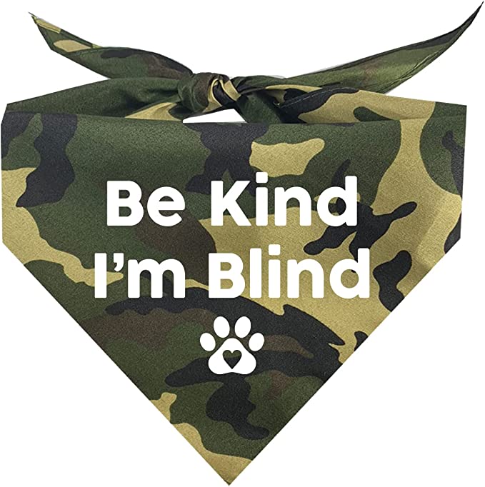 blind dog bandana
